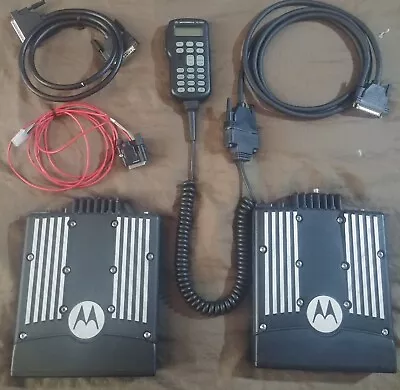 2 Motorola XTL5000 UHF & 800Mhz Dual Brick W3 Head 9600 ASTRO SMARTZONE • $400