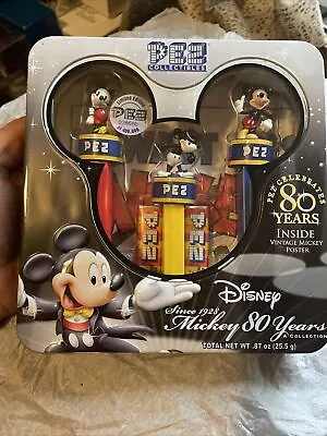 Near Vintage Disney / Pez 3 Generations Of Mickey Mouse Limited Editionlow#NIB! • $50
