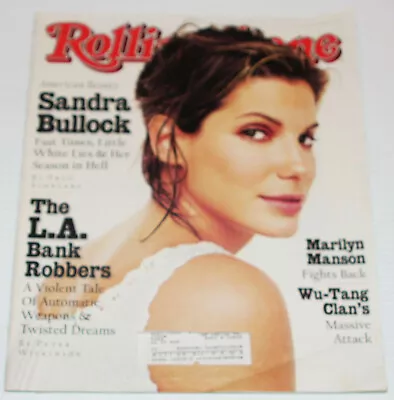 Rolling Stone Magazine 763 - June 26 1997 - Sandra Bullock Speed Marilyn Manson • $5.99