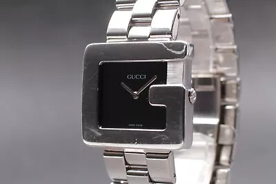 【Exc+5】 Gucci G Face 3600M Quartz  Stainless Steel Swiss Made Men's Watch JAPAN • $269.99