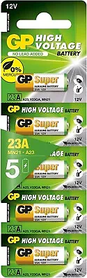 5x GP 12V 23A MN21 21/23 V23GA K23A LRV08 Alkaline Battery Rp. Energizer A23 • $9.99