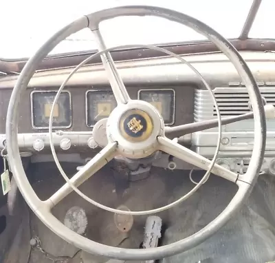 Steering Wheel & Horn Ring & Cap 1949 Dodge Plymouth Chrysler Mopar DeSoto 49 50 • $441.11