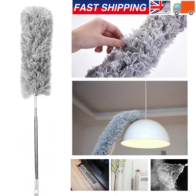 £9.92 • Buy Extendable Telescopic Magic Microfiber Cleaning Feather Duster Extending Brush