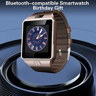 DZ09 Smart Watch Sim Phone Bluetooth Camera Compatible With Apple IOS Samsung • $21.39