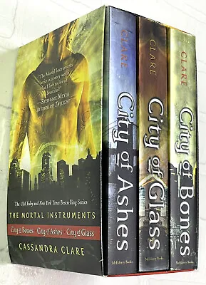 The Mortal Instruments 3 Book Box Set City Of Bones Of Ashes Of Glass  • $8.99