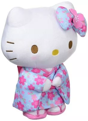 Nakajima Corporation Hello Kitty Sakura Kimono Plush Light Blue S • $79.79