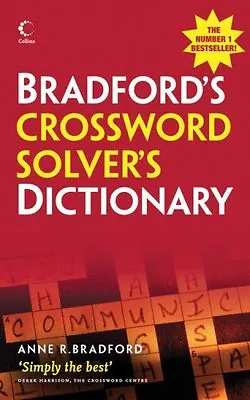 Collins Bradford's Crossword Solver's Dictionary By Anne R. Bra .9780007274642 • £3.29