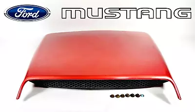 01-04 Ford Mustang GT Factory OEM Hood Scoop  - LASER RED - Code E9 - VERY CLEAN • $144.99