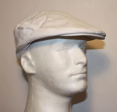 100% Cotton Canvas Men Ivy Cap Gatsby Newsboy Trucker Golf Flat Driver Hat G37 • $14.99