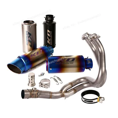 For Kawasaki Ninja 650 Z650 ER6N ER6F Versys 650 Exhaust Muffler Tip Header Pipe • £233.70