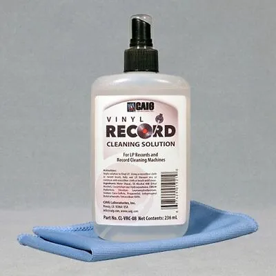 Caig Vinyl Record Cleaning Solution 236ml • £14.95
