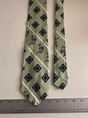 VTg 1970s Cervantes Mickey Mouse Tennis Disney NECK TIE  • $11