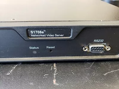 VERINT S1708e-T NEXTIVA 8 CHANNEL VIDEO ENCODER USED TESTED  • $50