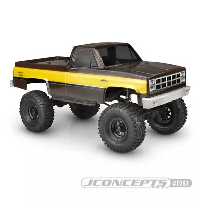 JConcepts 1982 GMC K10 Scale Rock Crawler Body (Clear) • $33.99