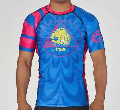 Fuji Illusion Flex Lite MMA BJJ Jiu Jitsu ShortSleeve SS Rash Guard Rashguard • $54.95