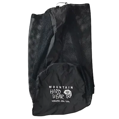 Mountain Hardwear Mesh Duffle Bag - Laundry Sleeping Bag Storage Black LARGE • $66.30