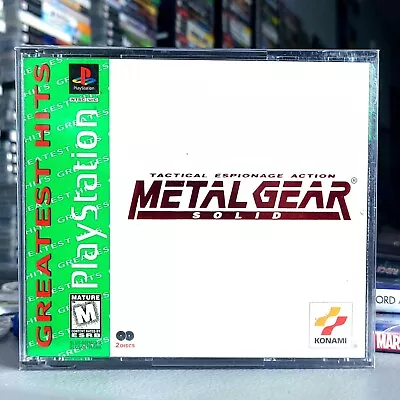 Metal Gear Solid Greatest Hits (Sony PlayStation 1 1999) • $49.99