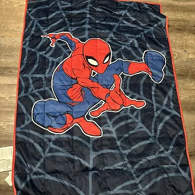 Spiderman Web Crawler 4.5 Pounds Weighted Throw Blanket 36 X48  • $25