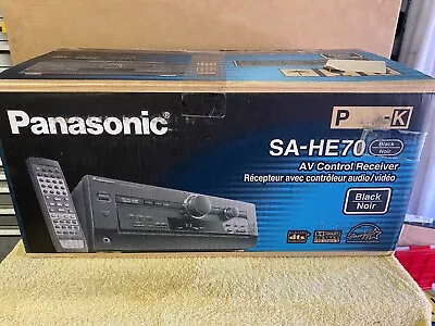 Panasonic SA-HE70 A/V 5.1 Stereo Receiver Bundle W/Remote IOB-Nice-See Video! • $58.75