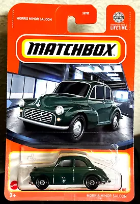 2024 Matchbox Morris Minor Saloon Green British Racing #57 • $2.95