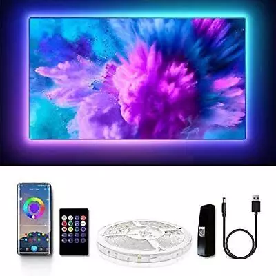 LED Lights For Tv 65 Inch Tv LED Backlight 15ft Rope Tv Lights USB Lights • $13.48