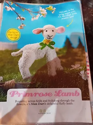 Alan Dart's 'Primrose Lamb' Spring Fluffy Lamb Toy KNITTING PATTERN • £4