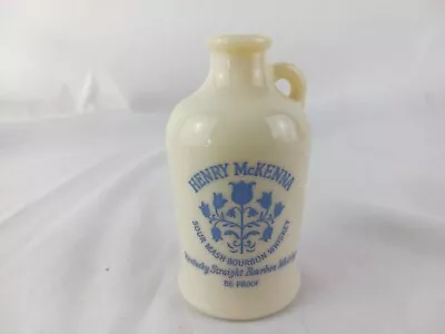 Vintage Henry McKenna Sour Mash Bourbon Whiskey Miniature Jug 1/10 Pint Empty • $7.99