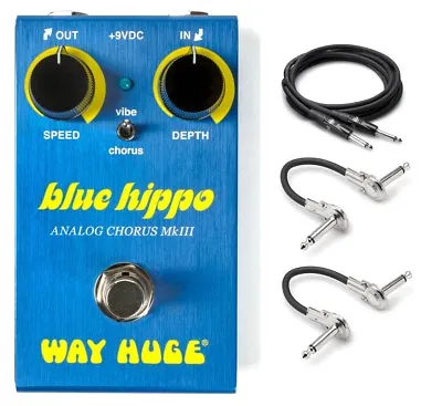 New Dunlop Way Huge Smalls WM61 Mini Blue Hippo Analog Chorus • $169.99