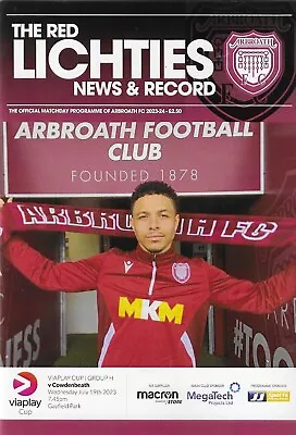 23/24 ARBROATH V  COWDENBEATH   ( 19/7/23) • £2.50