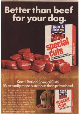 Ken L Ration Special Cuts More Nutritious Than Prime Beef 1978 Vintage Ad  • $8.50