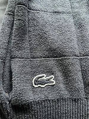 LACOSTE Navy Blue XXL Cardigan/ Knitwear 25”P2P Brilliant Condition BLUE Croc • £7.50