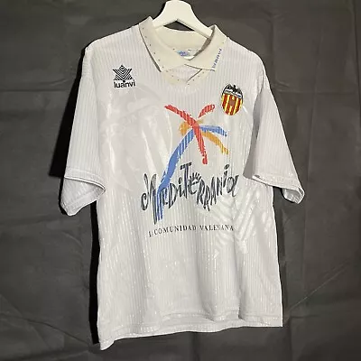 Valencia Home Shirt 1993/1994 Vintage Size Large • £40