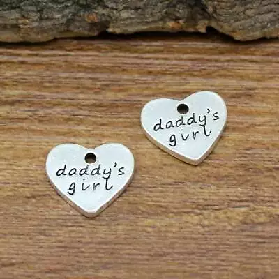 DADDY FATHER DAUGHTER GIRL 925 Sterling Silver 20  Necklace DAINTY Charm Female  • $16.88