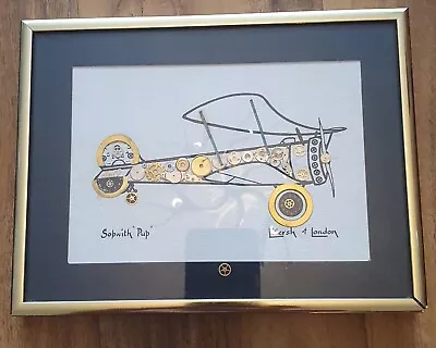 Rare Vintage L Kersh Of London Sopwith Pup Plane Horological Collage 1970  • $24.89