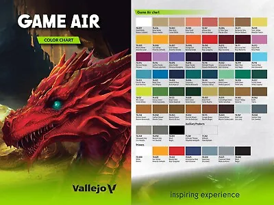 Vallejo Game Air Airbrush Paints Choose Pick Mix From New Formula 18ml Bottles • £2.56