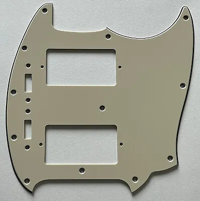 3 Ply Vintage Yellow Pickguard Fit US Mustang PAF Humbucker Style Guitar Parts • $16.99