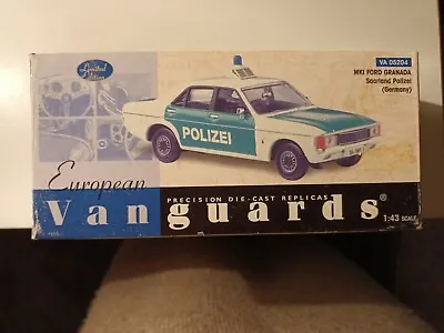 Vanguards VA05204 Ford Granada MKI German Police 1:43 Limted Edition • £21