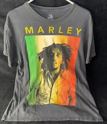 Rare Authentic Vintage Zion Rootswear Bob Marley Shirt Size Large • $19.99