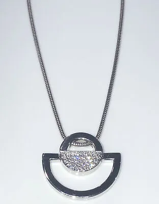 Movado 18K White Gold 16  Necklace With 0.40 Ctw Diamond Pendant • $2499.99