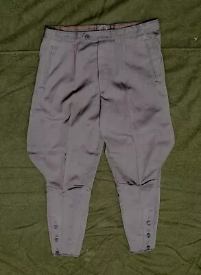 East German Officer Trousers Pants Breeches NVA DDR Military Grey Original • $19.99