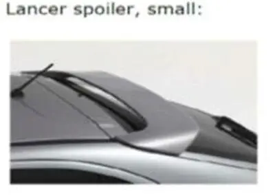 $75 • Buy Spoiler Mitsubishi Lancer CJ Hatch (Small) Genuine, With Fitting Guide