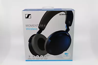 Sennheiser - Momentum 4 Wireless Adaptive NC Over-The-Ear Headphone - Blue/Denim • $229.95