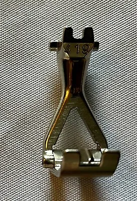 Genuine Bernina Old Old Style Tailor Tacking Presser Foot #419  • $7