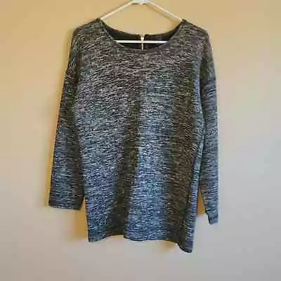 J. Crew Jaspe Zipper Back Wool Blend Sweater • $35