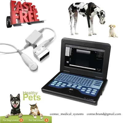 £1201 • Buy CMS600P2 VET Portable Veterinary Ultrasound Scanner Machine+ Micro-Convex Probe