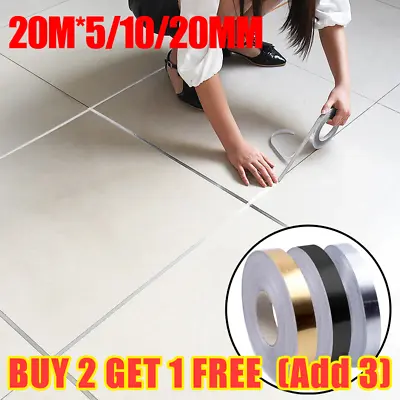 £3.59 • Buy 20M‘Roll Ceramic Tile Mildewproof Gap Tape Self-adhesive Waterproof Seam Sticker
