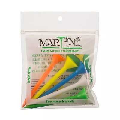 Martini 3.25  Original Golf Tees - Virtually Unbreakable Tees! - ORIGINAL MIXED • $9.89