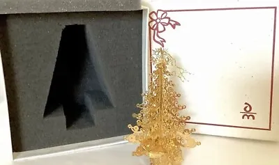 Danbury Mint 2003 O’ CHRISTMAS TREE 23kt Gold Electroplate Christmas Ornament • $15