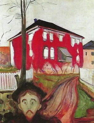 Postcard Edvard Munch  Red Virginia Creeper  1898-1900 MMA NYC MINT • $4.99