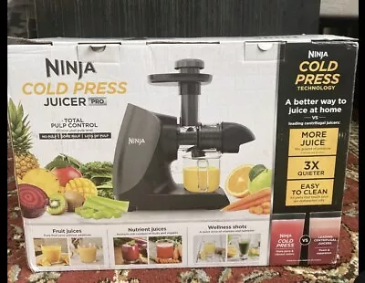 £105 • Buy Ninja JC100UK 150W Cold Press Juicer - 500ml - Black